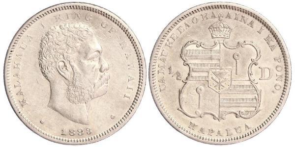 1/2 Dollar 美利堅合眾國 (1776 - ) 銀 