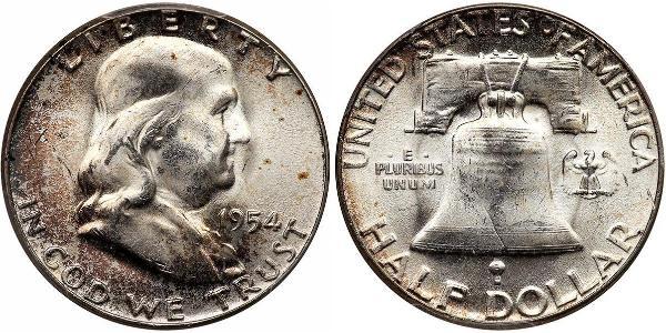 1/2 Dollar 美利堅合眾國 (1776 - ) 銀 Franklin Delano Roosevelt (1882-1945)