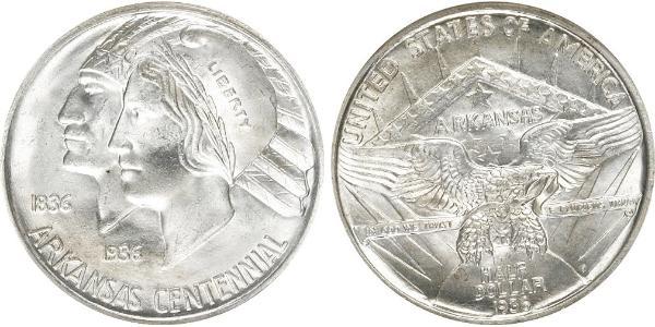 1/2 Dollar 美利堅合眾國 (1776 - ) 銀 