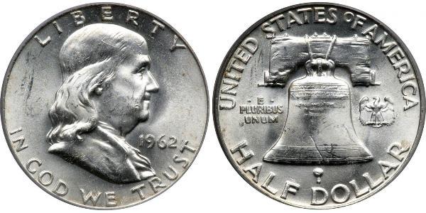 1/2 Dollar 美利堅合眾國 (1776 - ) 銀 Franklin Delano Roosevelt (1882-1945)
