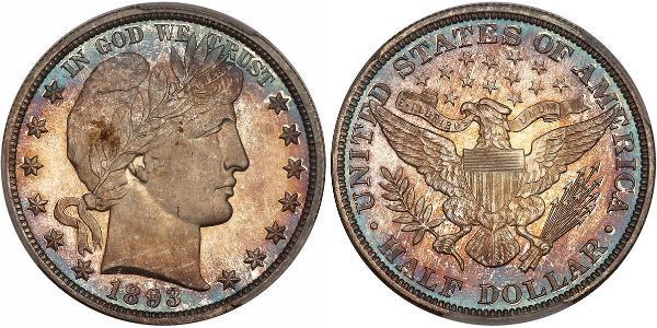 1/2 Dollar 美利堅合眾國 (1776 - ) 銀 