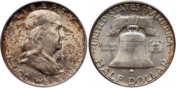 1/2 Dollar 美利堅合眾國 (1776 - ) 銀 Franklin Delano Roosevelt (1882-1945)