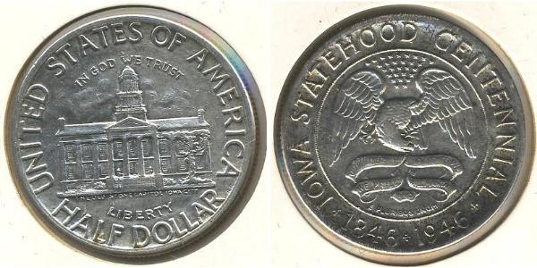 1/2 Dollar 美利堅合眾國 (1776 - ) 銀 