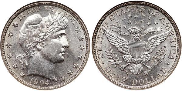 1/2 Dollar 美利堅合眾國 (1776 - ) 銀 
