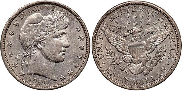 1/2 Dollar 美利堅合眾國 (1776 - ) 銀 