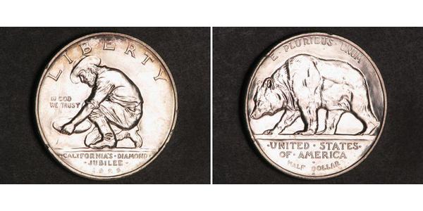 1/2 Dollar 美利堅合眾國 (1776 - ) 銀 