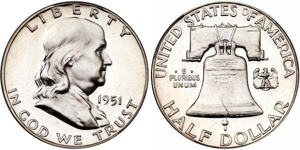 1/2 Dollar 美利堅合眾國 (1776 - ) 銀 Franklin Delano Roosevelt (1882-1945)