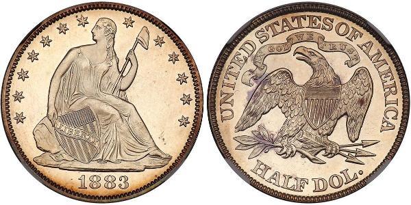 1/2 Dollar 美利堅合眾國 (1776 - ) 銀 