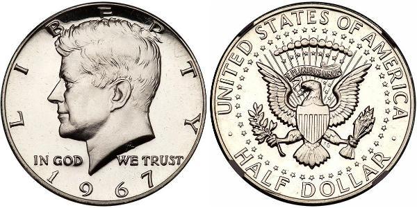 1/2 Dollar 美利堅合眾國 (1776 - ) 銀 John Fitzgerald Kennedy (1917-1963)