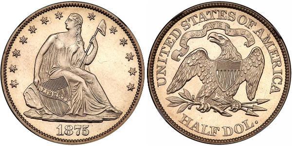 1/2 Dollar 美利堅合眾國 (1776 - ) 銀 