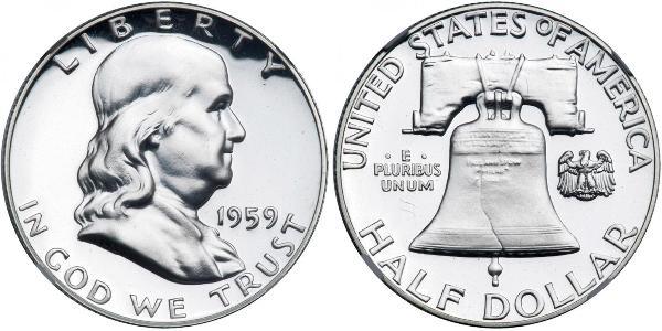 1/2 Dollar 美利堅合眾國 (1776 - ) 銀 Franklin Delano Roosevelt (1882-1945)