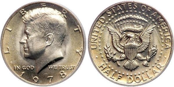 1/2 Dollar 美利堅合眾國 (1776 - ) 銀 John Fitzgerald Kennedy (1917-1963)