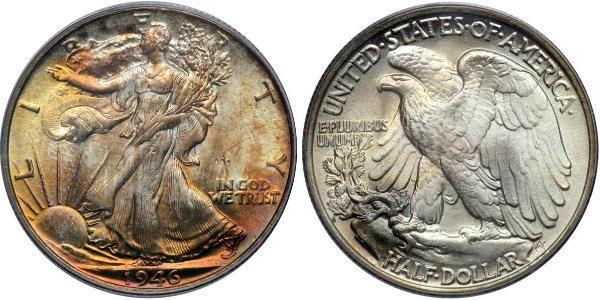 1/2 Dollar 美利堅合眾國 (1776 - ) 銀 