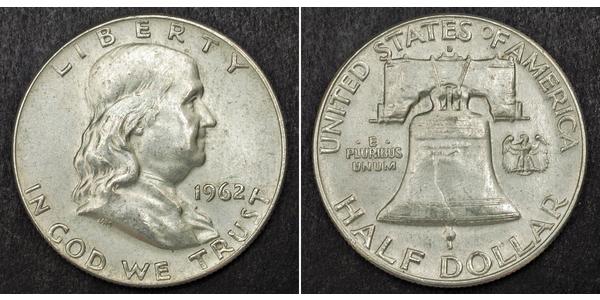 1/2 Dollar 美利堅合眾國 (1776 - ) 銀 Franklin Delano Roosevelt (1882-1945)