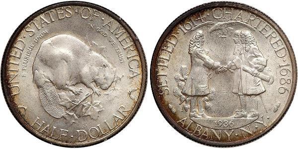 1/2 Dollar 美利堅合眾國 (1776 - ) 銀 