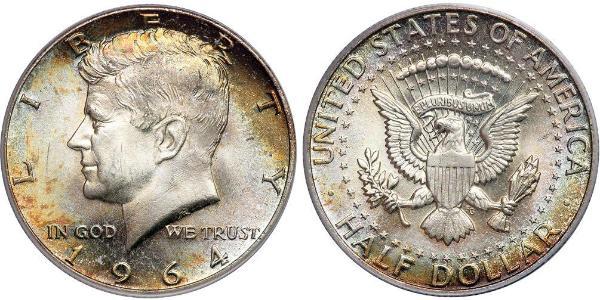 1/2 Dollar 美利堅合眾國 (1776 - ) 銀 John Fitzgerald Kennedy (1917-1963)