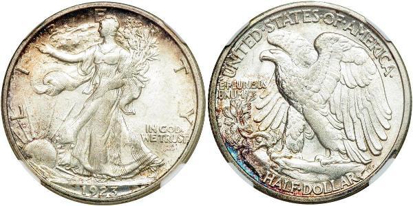 1/2 Dollar 美利堅合眾國 (1776 - ) 銀 
