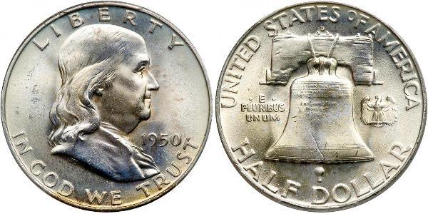 1/2 Dollar 美利堅合眾國 (1776 - ) 銀 Franklin Delano Roosevelt (1882-1945)