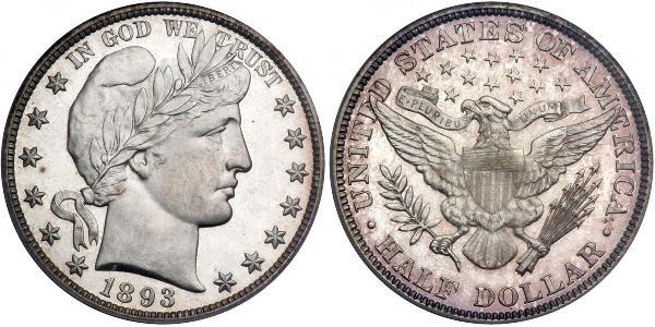 1/2 Dollar 美利堅合眾國 (1776 - ) 銀 