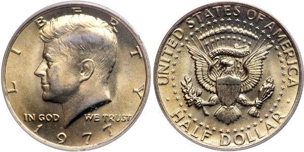 1/2 Dollar 美利堅合眾國 (1776 - ) 銀 John Fitzgerald Kennedy (1917-1963)