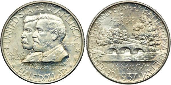 1/2 Dollar 美利堅合眾國 (1776 - ) 銀 