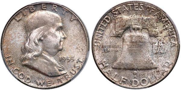 1/2 Dollar 美利堅合眾國 (1776 - ) 銀 Franklin Delano Roosevelt (1882-1945)
