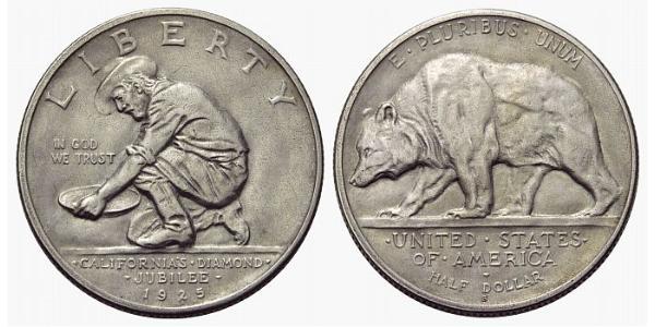 1/2 Dollar 美利堅合眾國 (1776 - ) 銀 