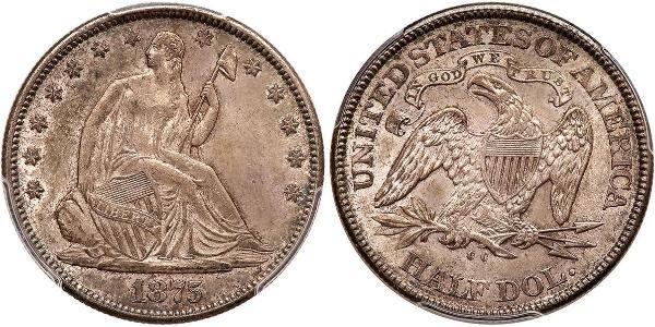 1/2 Dollar 美利堅合眾國 (1776 - ) 銀 