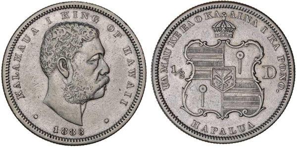 1/2 Dollar 美利堅合眾國 (1776 - ) 銀 