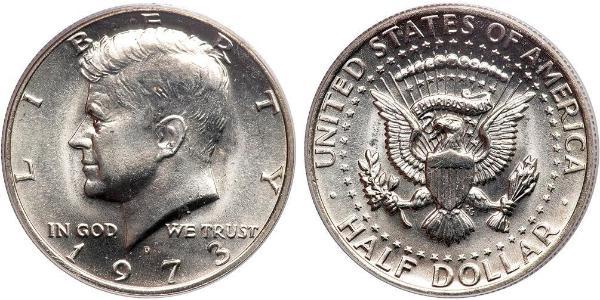 1/2 Dollar 美利堅合眾國 (1776 - ) 銀 John Fitzgerald Kennedy (1917-1963)