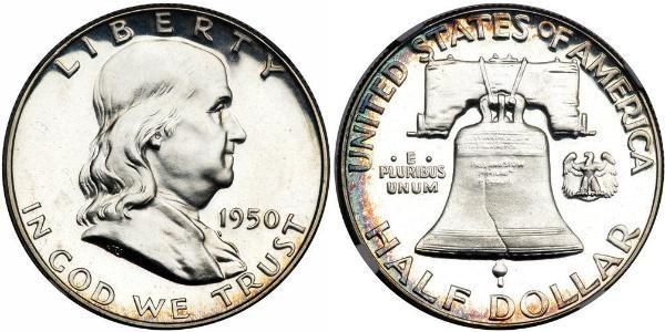 1/2 Dollar 美利堅合眾國 (1776 - ) 銀 Franklin Delano Roosevelt (1882-1945)