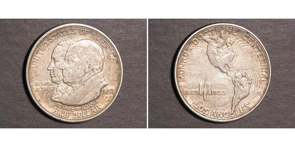 1/2 Dollar 美利堅合眾國 (1776 - ) 銀 