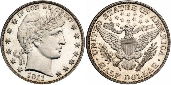 1/2 Dollar 美利堅合眾國 (1776 - ) 銀 