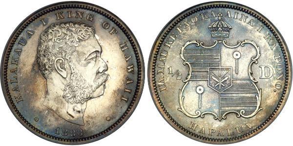 1/2 Dollar 美利堅合眾國 (1776 - ) 銀 