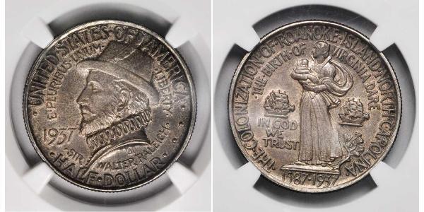 1/2 Dollar 美利堅合眾國 (1776 - ) 銀 