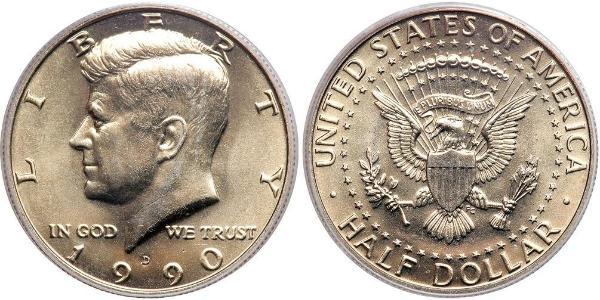 1/2 Dollar 美利堅合眾國 (1776 - ) 銀 John Fitzgerald Kennedy (1917-1963)