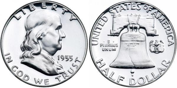 1/2 Dollar 美利堅合眾國 (1776 - ) 銀 Franklin Delano Roosevelt (1882-1945)