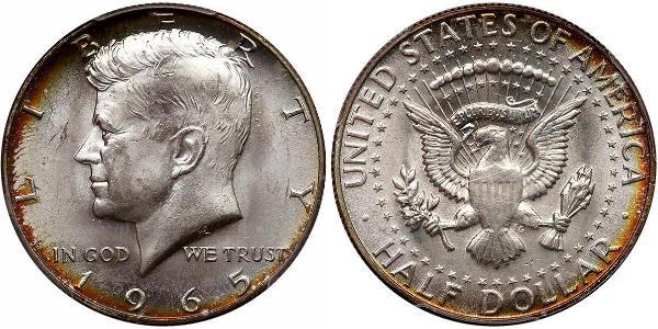 1/2 Dollar 美利堅合眾國 (1776 - ) 銀 John Fitzgerald Kennedy (1917-1963)