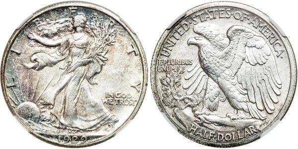 1/2 Dollar 美利堅合眾國 (1776 - ) 銀 