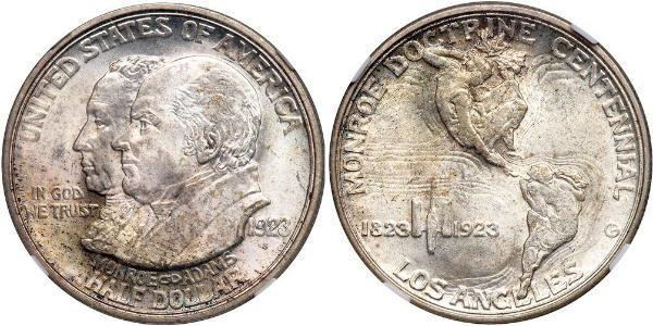 1/2 Dollar 美利堅合眾國 (1776 - ) 銀 