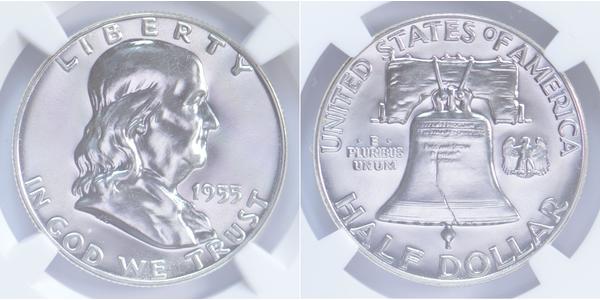 1/2 Dollar 美利堅合眾國 (1776 - ) 銀 Franklin Delano Roosevelt (1882-1945)
