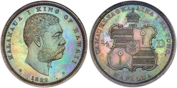 1/2 Dollar 美利堅合眾國 (1776 - ) 銀 