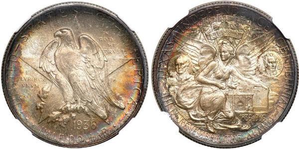 1/2 Dollar 美利堅合眾國 (1776 - ) 銀 