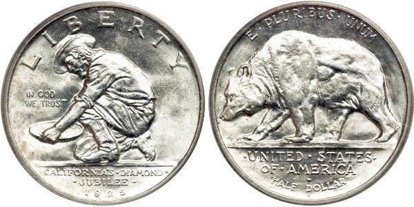 1/2 Dollar 美利堅合眾國 (1776 - ) 銀 