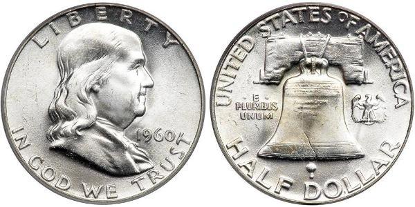 1/2 Dollar 美利堅合眾國 (1776 - ) 銀 Franklin Delano Roosevelt (1882-1945)