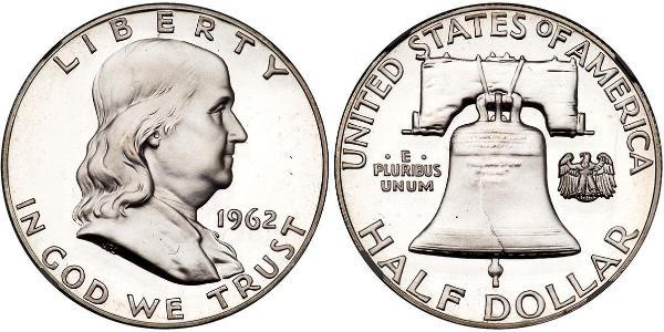 1/2 Dollar 美利堅合眾國 (1776 - ) 銀 Franklin Delano Roosevelt (1882-1945)