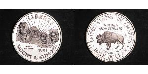 1/2 Dollar / 50 Cent Vereinigten Staaten von Amerika (1776 - ) Kupfer/Nickel 