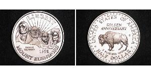 1/2 Dollar / 50 Cent Vereinigten Staaten von Amerika (1776 - ) Kupfer/Nickel 