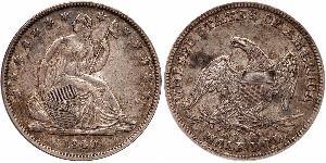 1/2 Dollar / 50 Cent Vereinigten Staaten von Amerika (1776 - ) Silber 