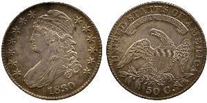 1/2 Dollar / 50 Cent Vereinigten Staaten von Amerika (1776 - ) Silber 